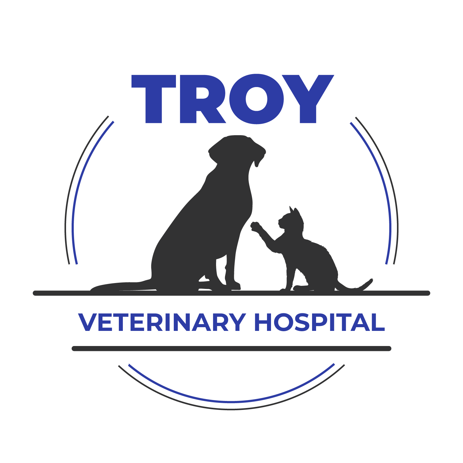 Troy Veterinary Hospital Logo