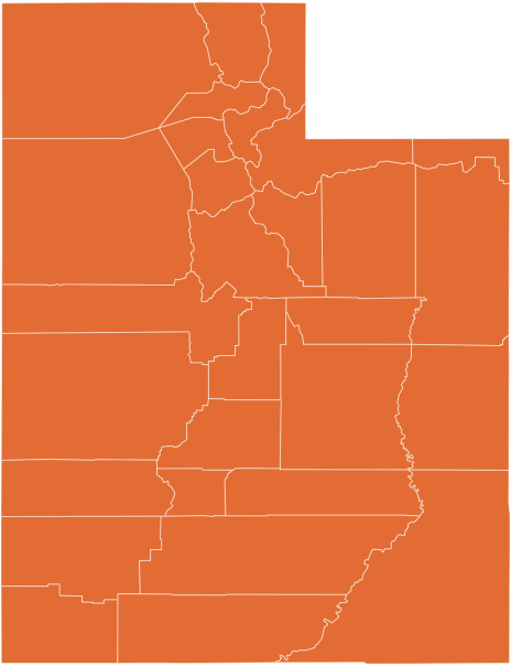 A map of Utah